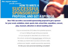 Go to: How to write a successful sponsorship proposal and get a sponsor