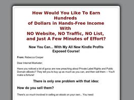 Go to: Kindle Profits Exposed