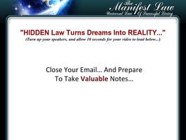 Go to: The Manifest Law - Universal Law Of Successful Living