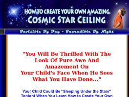 Go to: How To Create Your Own Amazing Cosmic Star Ceiling