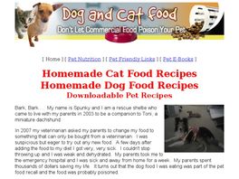 Go to: Fifty Fantastic Dog And Cat Food Recipes.