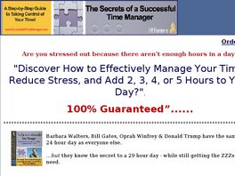 Go to: Successful Time Management.