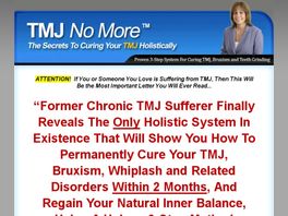 Go to: Tmj No More (tm): $45/sale ~ Top Tmj, Bruxism & Teeth Grinding Offer!