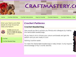 Go to: Crochet Video And Patterns.