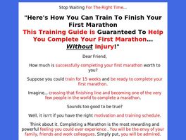 Go to: First Time Marathon Runners Training Guide.