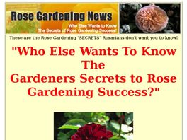 Go to: Gardeners Guide To Rose Gardening.