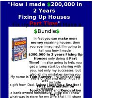Go to: How I Made $200,000 Fixing Up Houses.