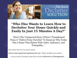 Go to: The Quick Declutter Solution