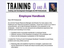 Go to: The Training Q And A Employee Handbook Template.