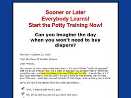 Go to: Lets Develop Some Potty Training Skills - Now!