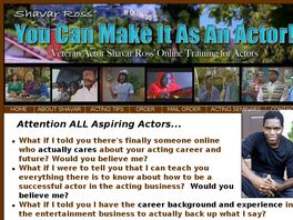 Go to: Shavar Ross 3 Keys To Acting Success!