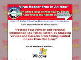 Go to: Virus Hacker Free In An Hour.