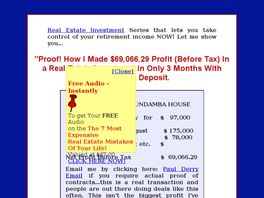 Go to: Real Wealth In Real Estate Audio Series.
