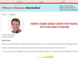 Go to: Wilson's Disease - Your Guide To Natural Treatment.