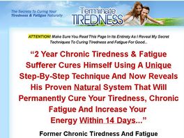 Go to: Terminate Tiredness - Get More Energy With Less Sleep