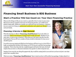Go to: Financing A Small Business.