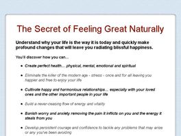 Go to: The Ultimate Stress Relieving Core Course - Feeling Great Naturally