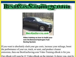 Go to: BestGasSaving.com Video Training EBook.