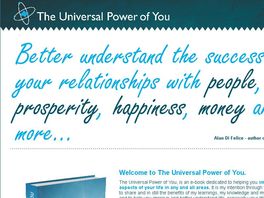 Go to: The Universal Power Of You
