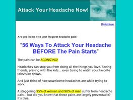 Go to: Attack Your Headache Now!
