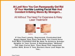 Go to: Get Rid Of Unwanted Facial Hair Naturally