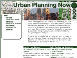 Go to: Urban Planning Now!