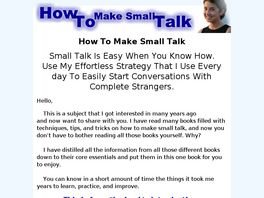 Go to: How To Make Small Talk