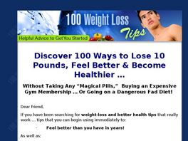 Go to: 100 Weight Loss Tips.