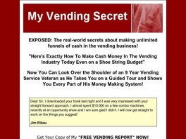 Go to: Vending Business Tactics E Book!