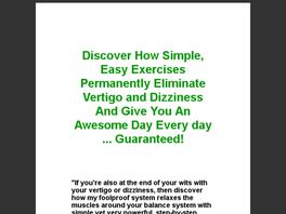 Go to: Vertigo And Dizziness Program - Blue Heron Health News