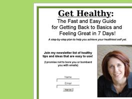 Go to: Get Healthy: The Fast and Easy Guide