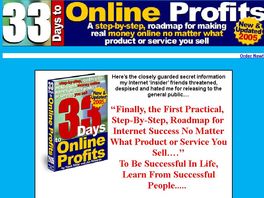 Go to: Online Business Blueprint Using 33 Days To Online Profits