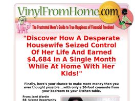 Go to: Discover How To Make Money From Home With Vinyl Lettering