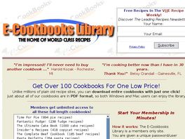 Go to: The E-cookbooks Library.