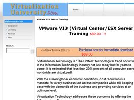 Go to: VMWare Esx Server Training.
