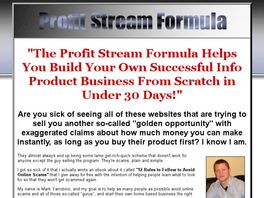 Go to: Profit Stream Formula - Get A Recurring 50% Commission Every Month.