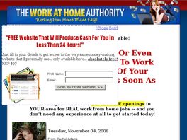 Go to: The Work At Home Authority.