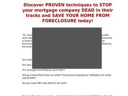Go to: How To Prevent Foreclosure Guide.