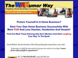 Go to: WAHumor Way To Work At Home Book Series.