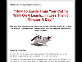 Go to: Teach Your Cat To Walk On A Leash