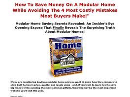 Go to: Modular Home Secrets.