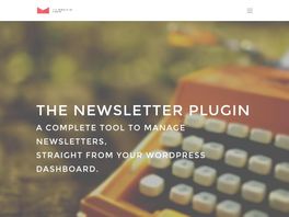 Go to: The Wordpress Newsletter Plugin