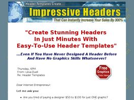 Go to: Quality Header Templates Collection.