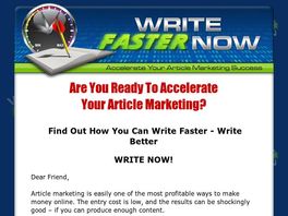 Go to: Write Faster Now.