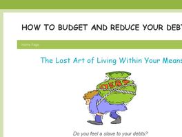 Go to: From Slaving To Saving - The Lost Art Of Living Within Your Means.