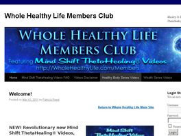 Go to: Whole Healthy Life Members Club