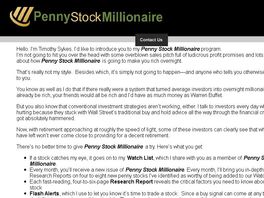Go to: Penny Stock Millionaire