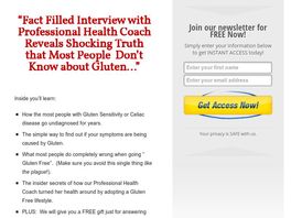 Go to: Gluten Free Living Interview