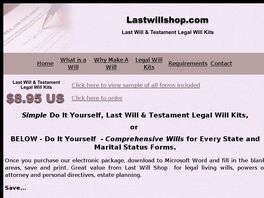 Go to: Last Will-testament 9 Different Wills.