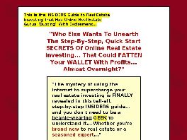 Go to: Red Frogs, Websites, & Real Estate.